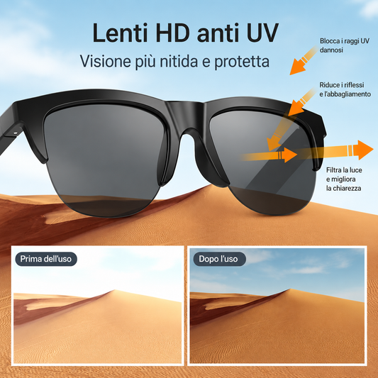 Sun™ - Occhiali Smart donna eleganti
