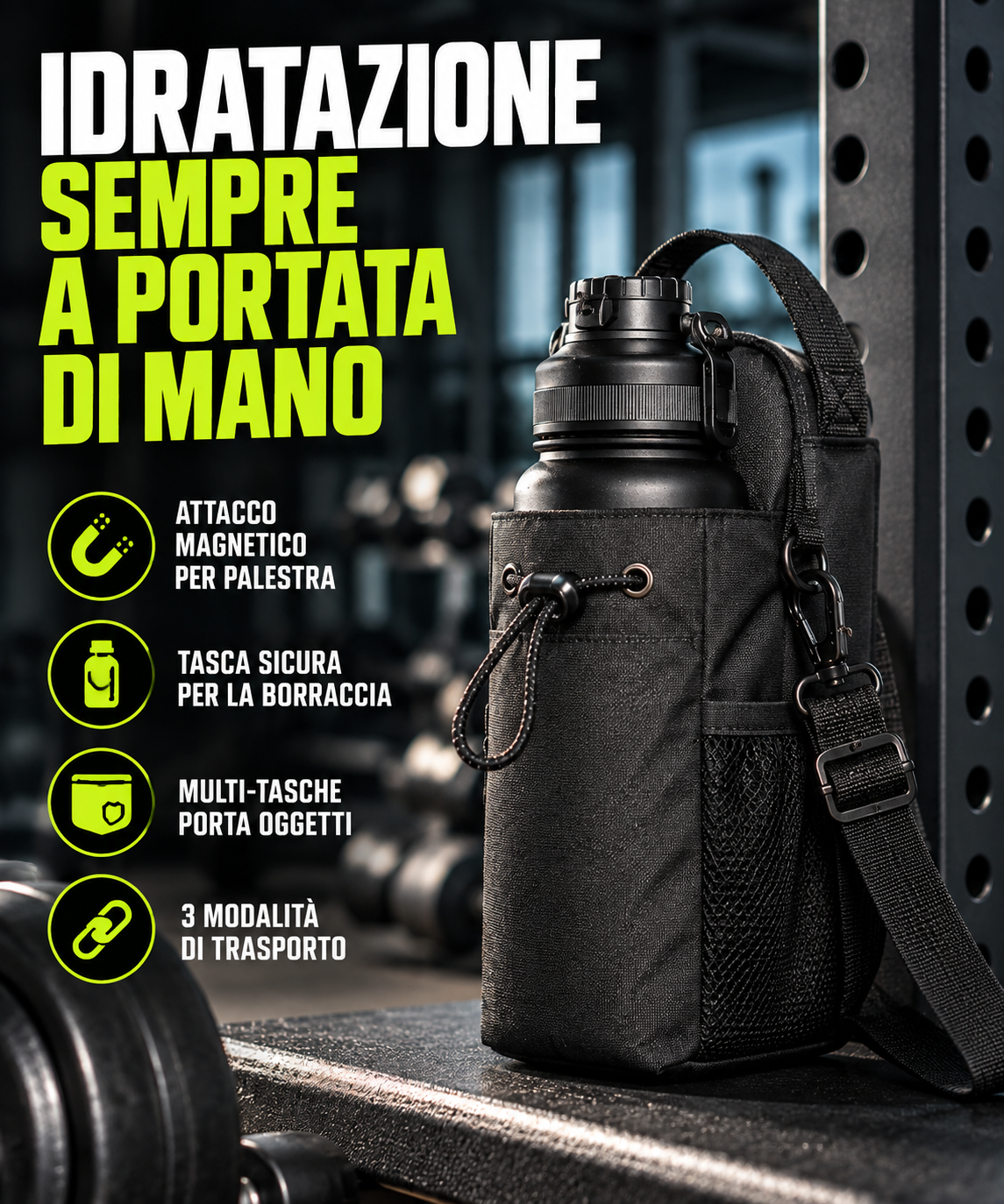 Klock™ - Porta Borraccia Magnetica